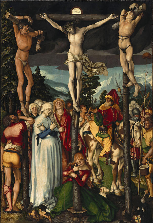 The Crucifixion of Christ Painting by Hans Baldung Grien