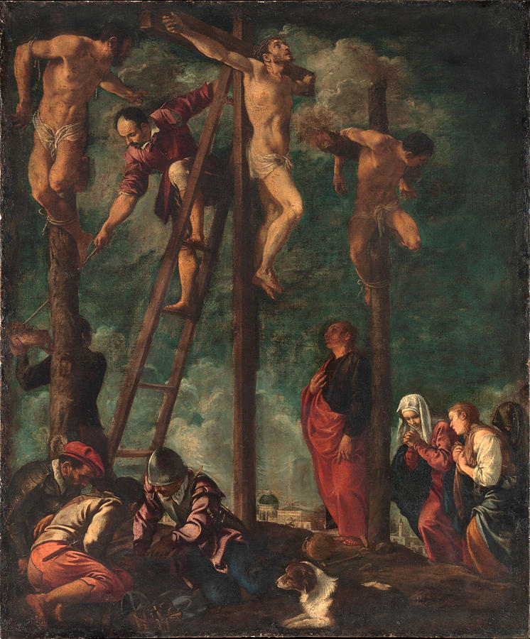 The Crucifixion Painting by Pedro Orrente