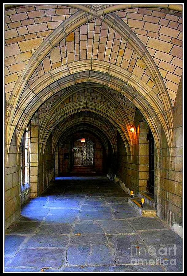 Architecture Photograph - The Crypt at Gothic Revival Style Church by Dora Sofia Caputo