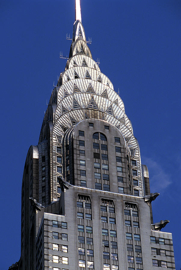 New York City Photograph - The Crysler Building by Jon Neidert