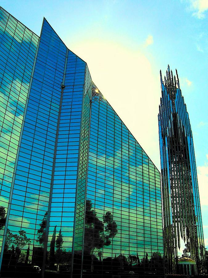 the Crystal Cathedral Garden Grove CA Photograph by Jodie Marie Anne Richardson Traugott          aka jm-ART
