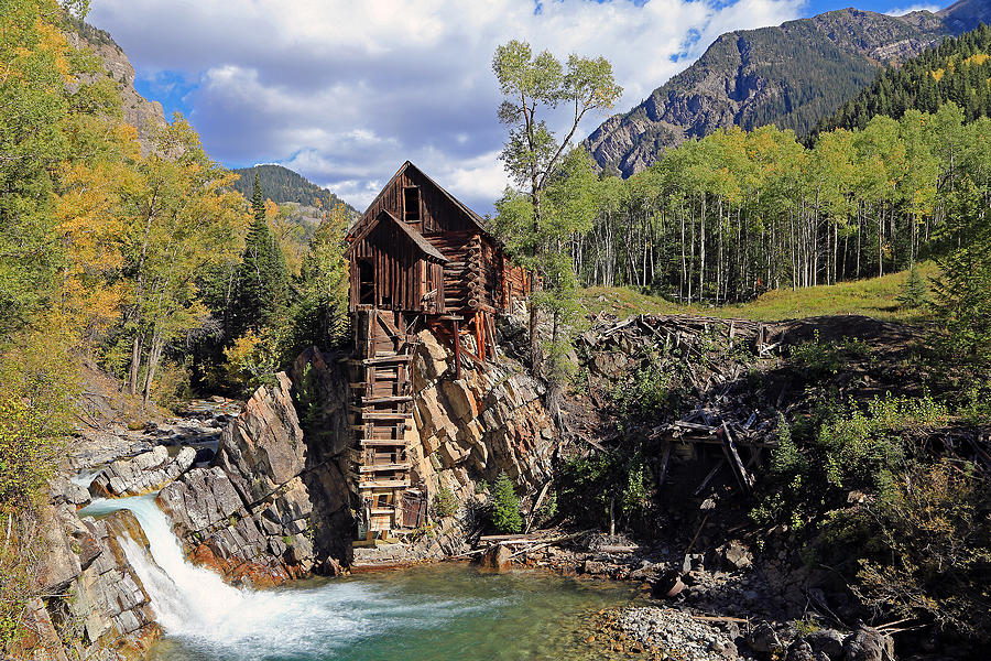 Fall Photograph - The Crystal Mill by Wasatch Light