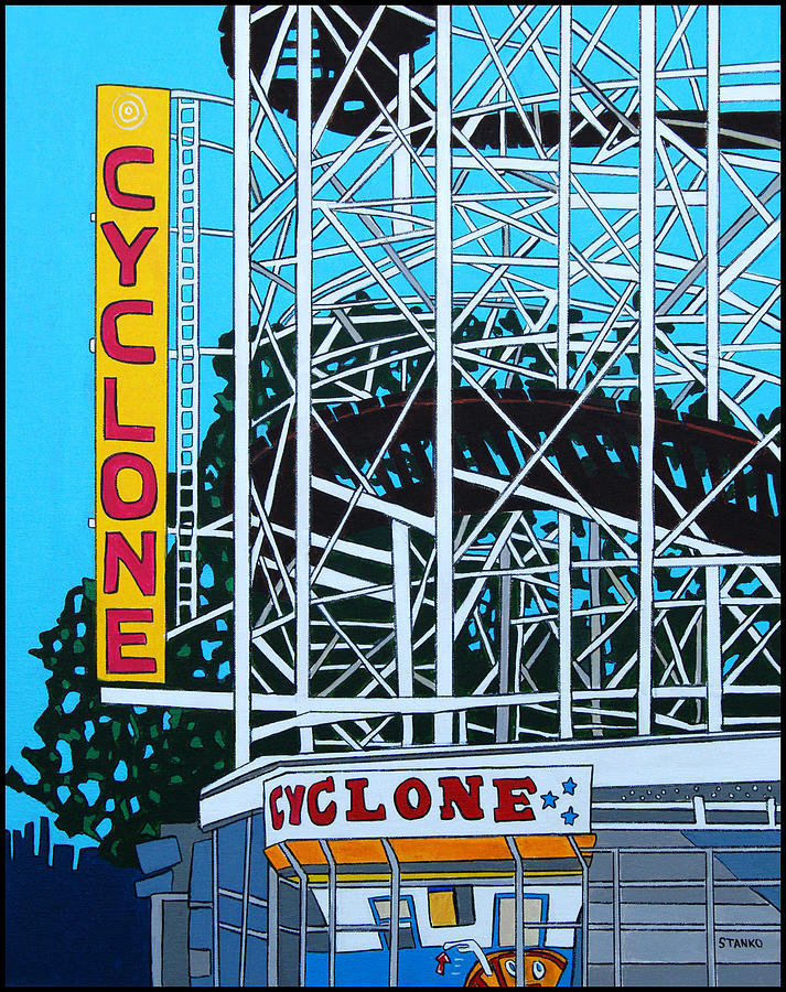 The Cyclone Painting by Mike Stanko