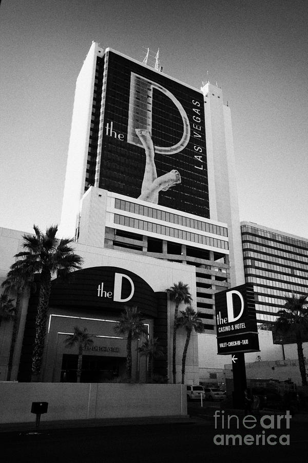 Las Vegas Photograph - the D Las Vegas casino hotel downtown Nevada USA by Joe Fox
