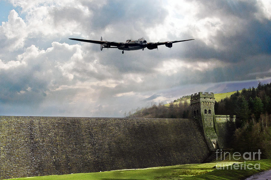The Dambusters over The Derwent Digital Art by Airpower Art