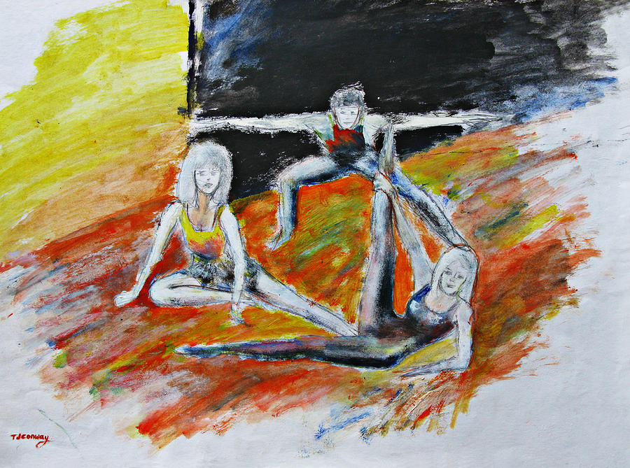 The Dance audition Painting by Tom Conway