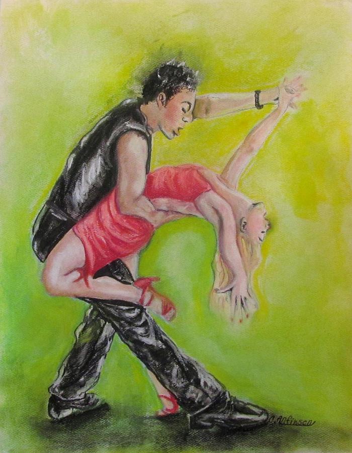 The Dance Painting by Carol Allen Anfinsen