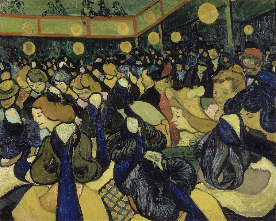 Vincent Van Gogh Painting - The Dance Hall in Arles by Vincent van Gogh