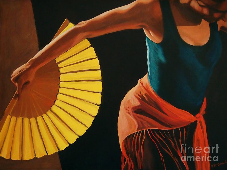 The Dance Painting by Janet McDonald