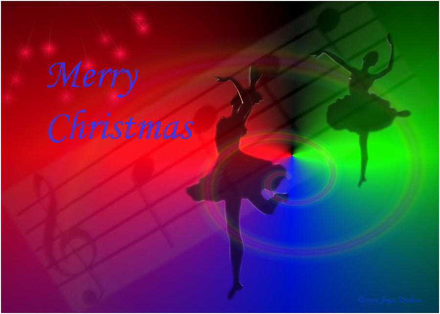 The Dance - Merry Christmas Photograph by Joyce Dickens