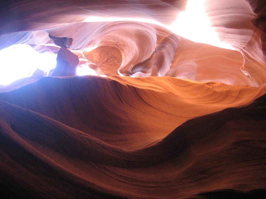 Antelope Canyon Photograph - The dance of the lights by Juna Dutta