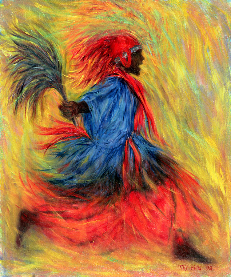 Music Photograph - The Dancer, 1998 Oil On Canvas by Tilly Willis