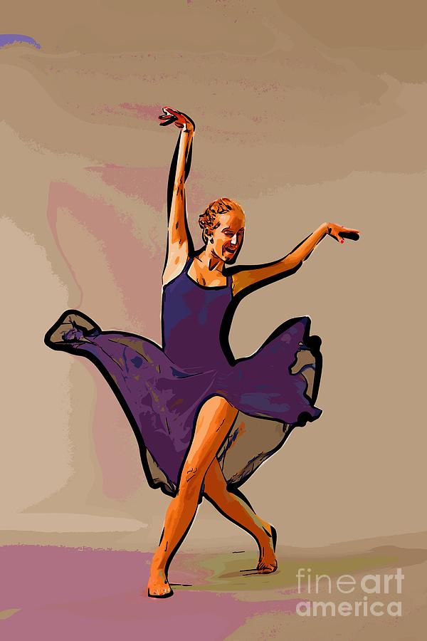 The dancer 31 Digital Art by College Town - Pixels