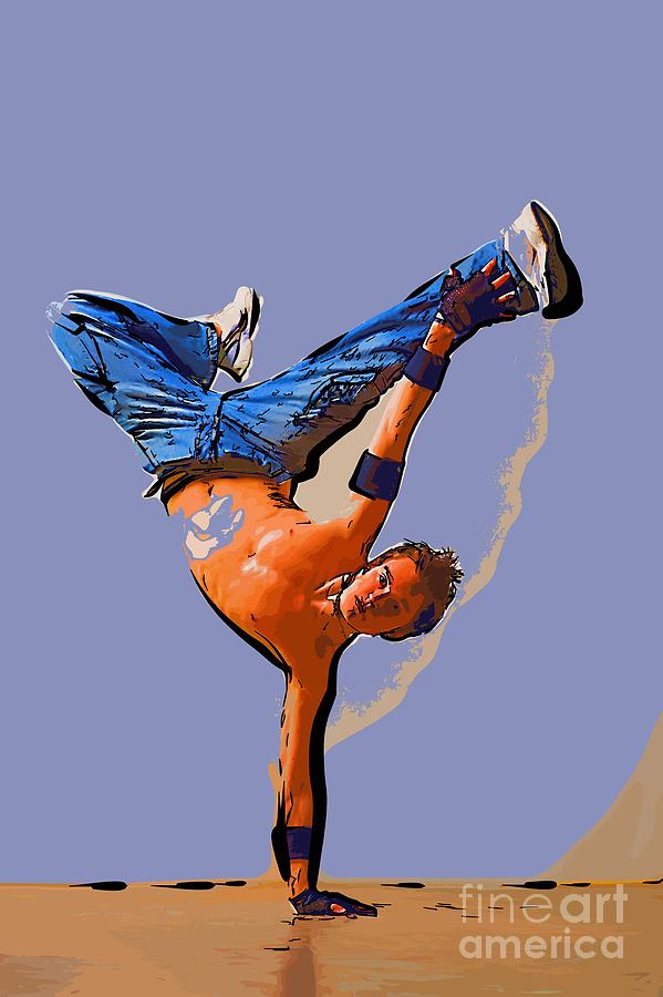 The Dancer Digital Art - The dancer 93 by College Town