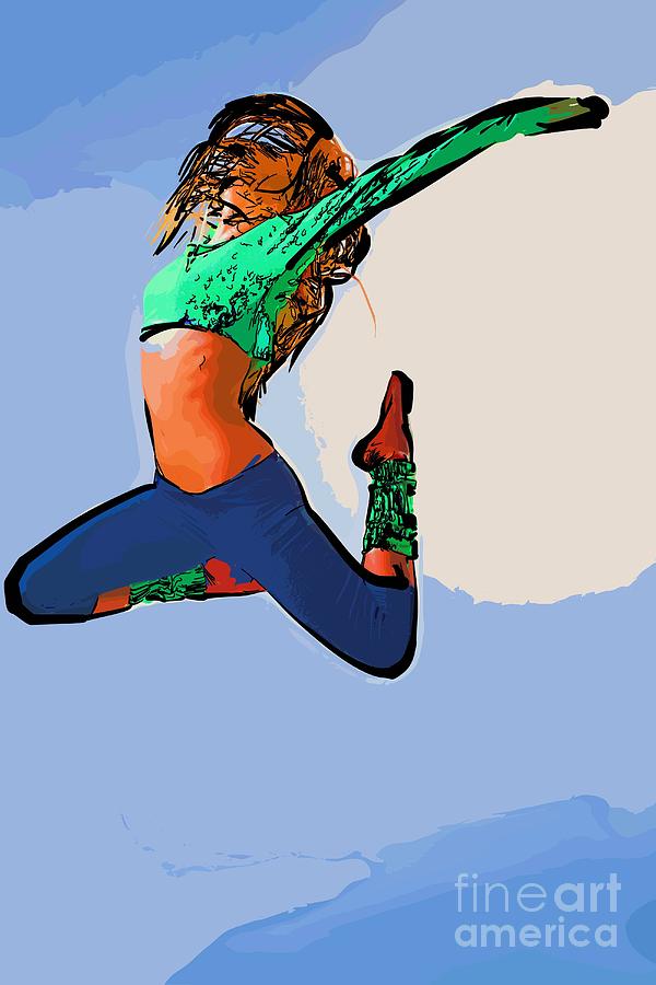 Christmas Digital Art - The dancer 98 by College Town