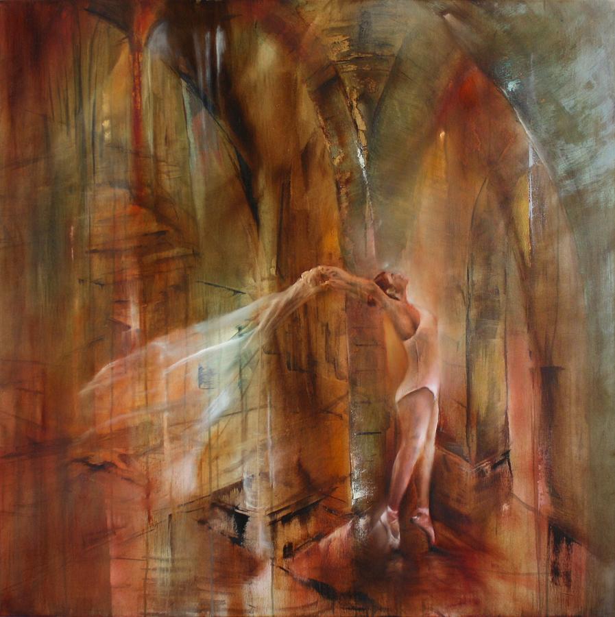 The dancer Painting by Annette Schmucker