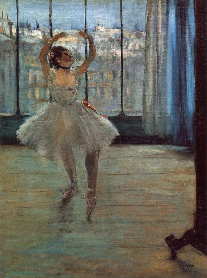 The Dancer at the Photographer Painting by Edgar Degas - Pixels Merch