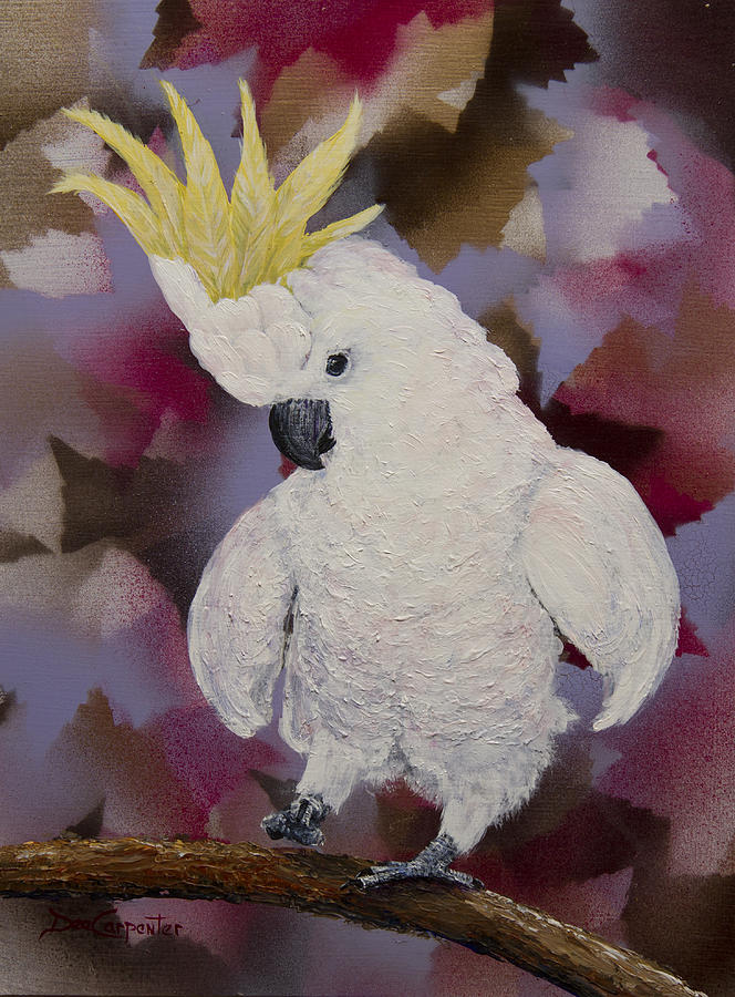 Cockatoo Painting - The Dancer by Dee Carpenter