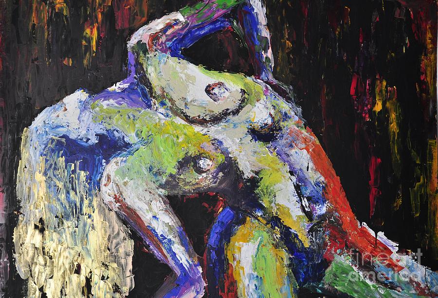 Nude Painting - The Dancer by Nicky Correa