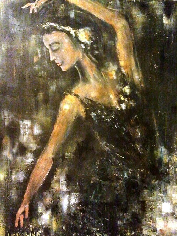 Woman Painting - The Dancer by Vered Fishman
