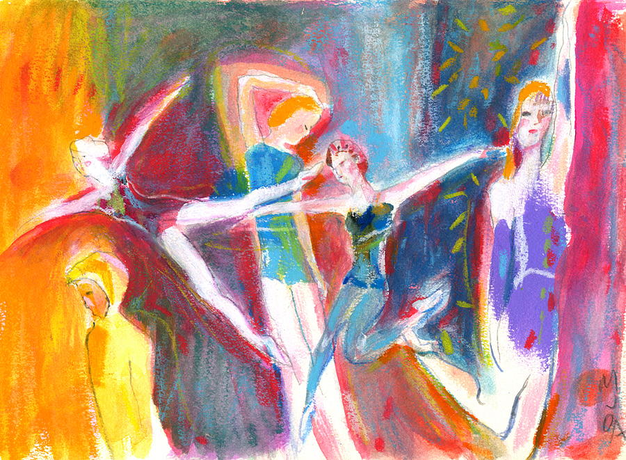 The Dancers Painting by Mary Armstrong