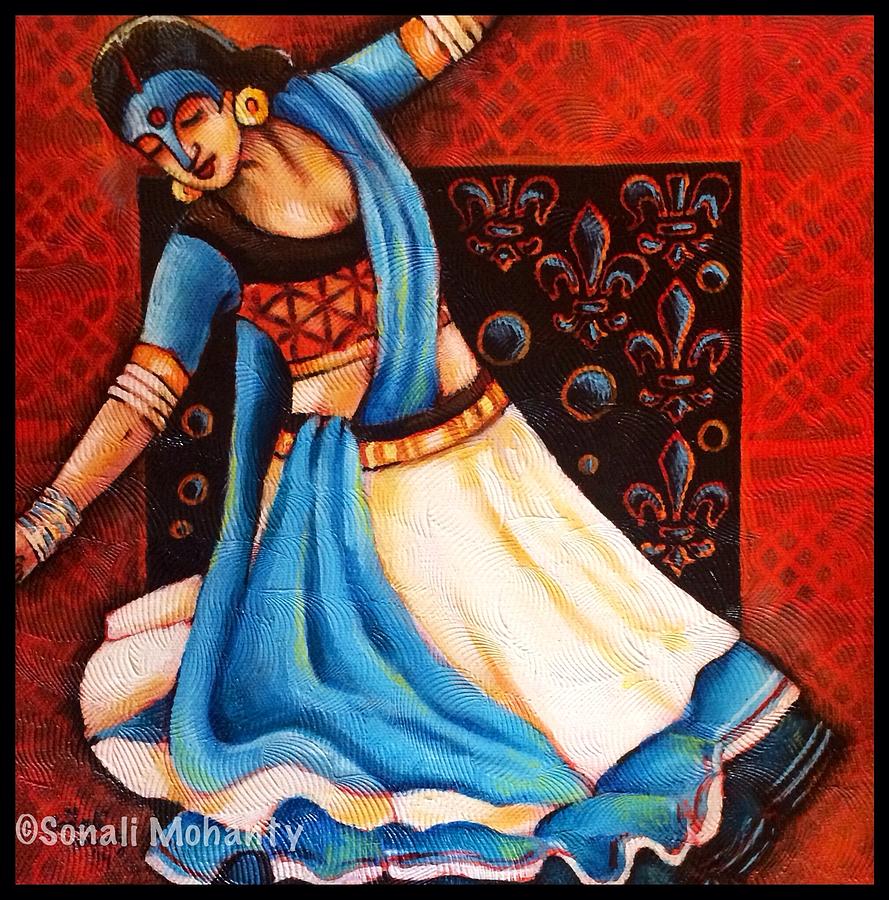 Dancing Painting - The dancing girl 2 by Sonali Mohanty