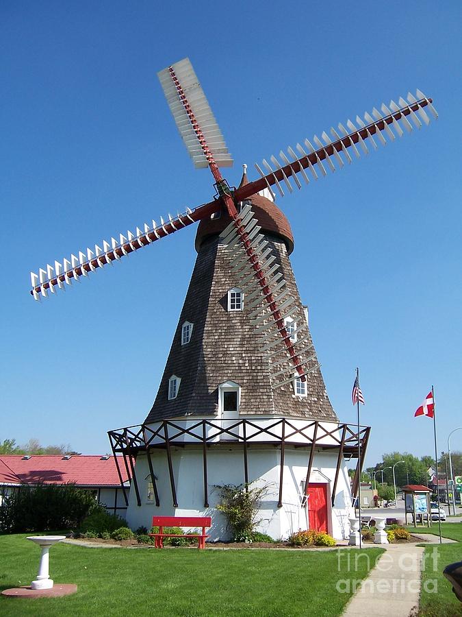 Beer Glass Tall - Elk Horn, IA - Danish Windmill