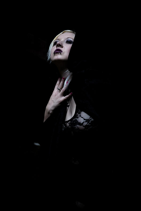 Lace Photograph - The Dark Witch by Mez