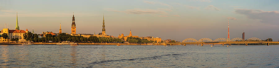 The Daugava River And The Old Town Photograph by Maremagnum