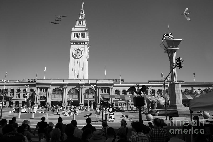 The Day The Circus Came To Town Again DSC1745 BW Photograph by Wingsdomain Art and Photography
