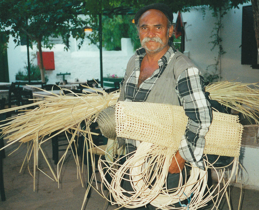 Basket Photograph - The Days Work Is Done by Christine Rivers
