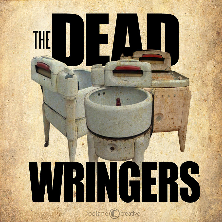 Vintage Digital Art - The Dead Wringers poster by Tim Nyberg
