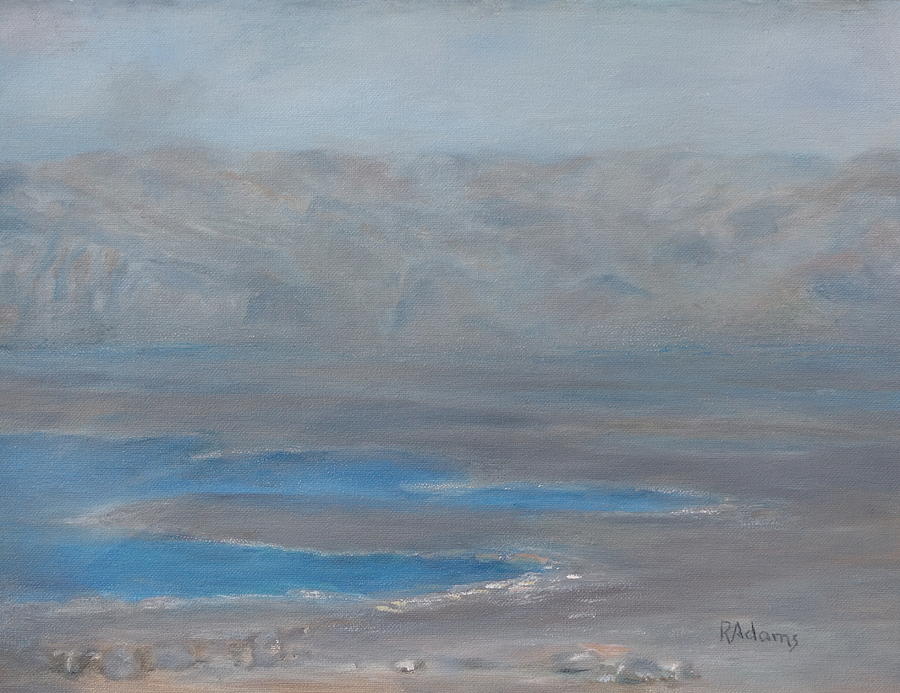 The Dead Sea South Painting by Rita Adams