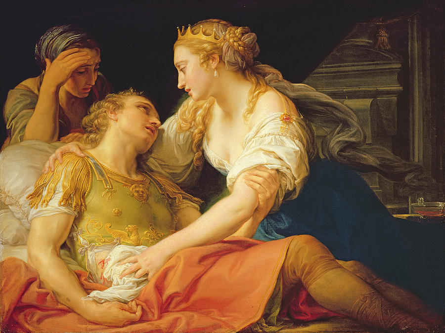 The Death Of Marc Anthony, 1763 Oil On Canvas Photograph by Pompeo Girolamo Batoni