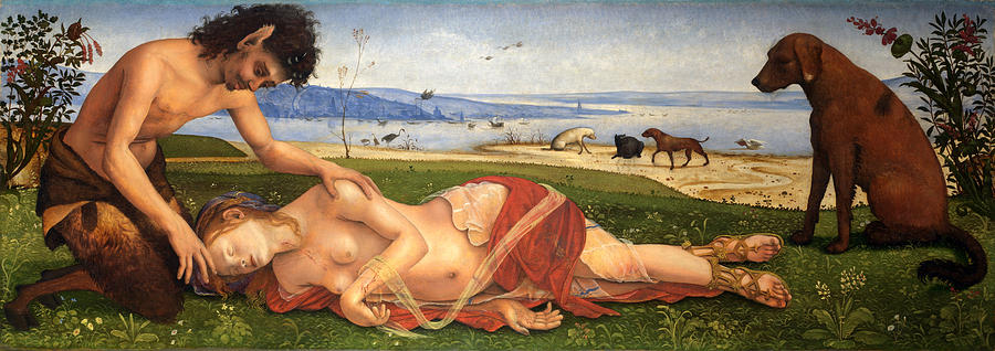 The Death of Procris Painting by Piero di Cosimo
