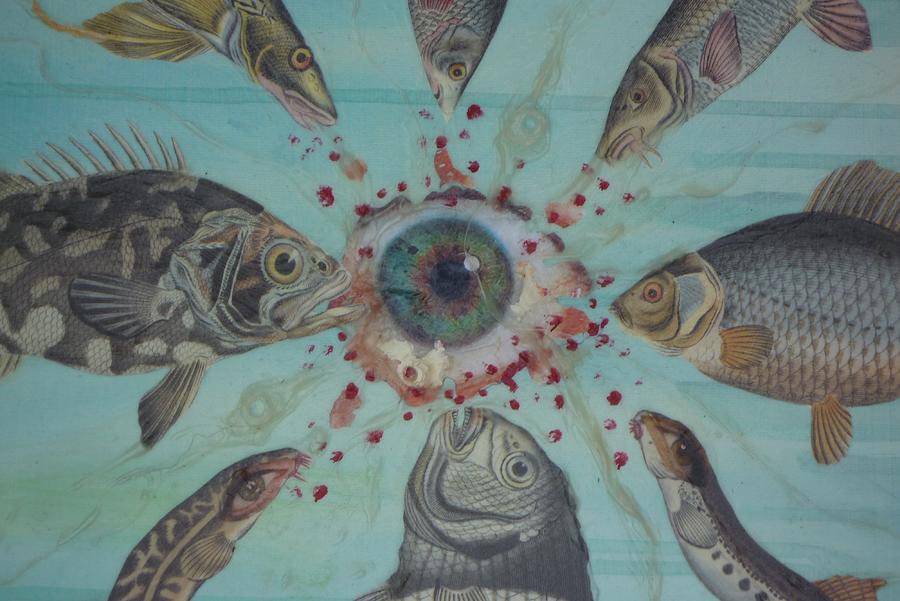 Fish Mixed Media - The Death of Vision by Douglas Fromm