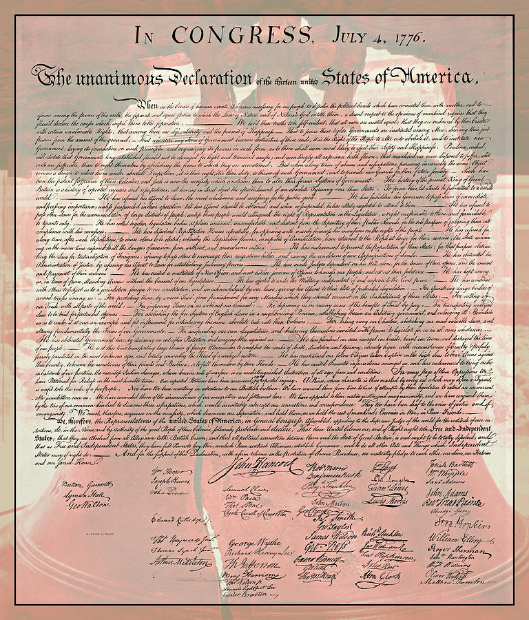 The Declaration of Independence Photograph by Stephen Stookey