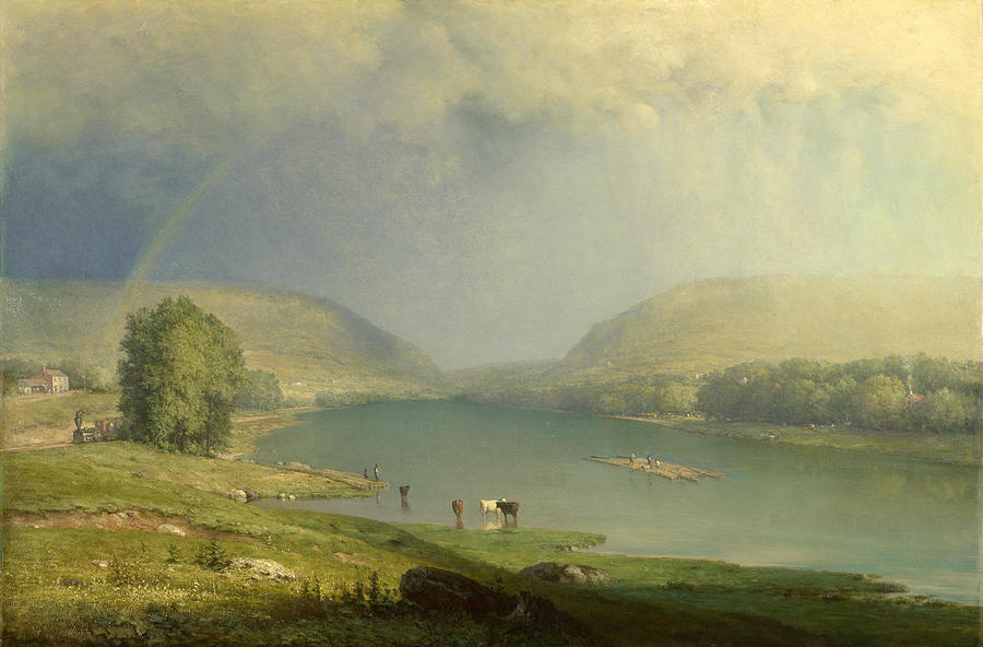Tree Painting - The Delaware Water Gap by George Inness