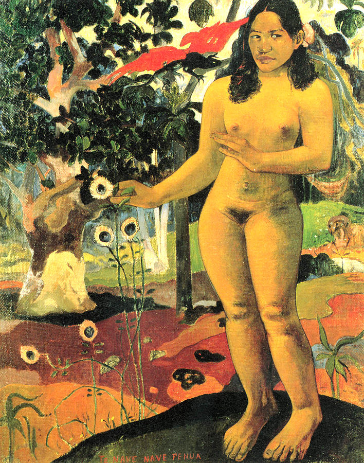 The Delightful Land Digital Art by Eugene Henri Paul Gauguin