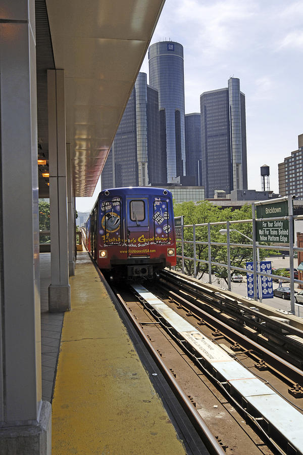 The Detroit people Mover Photograph by Chris Smith