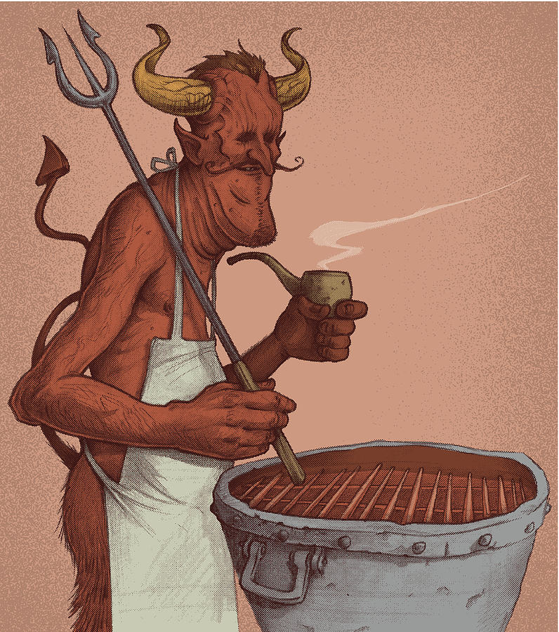The Devils Cookout Drawing by Amdandy