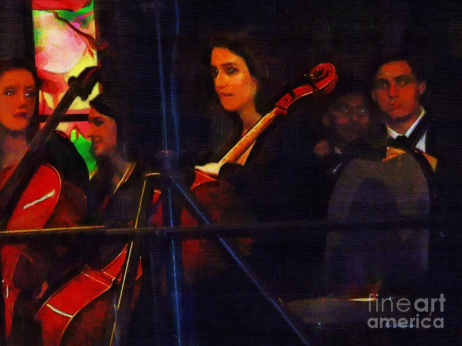 The Devils Orchestra Painting by RC DeWinter