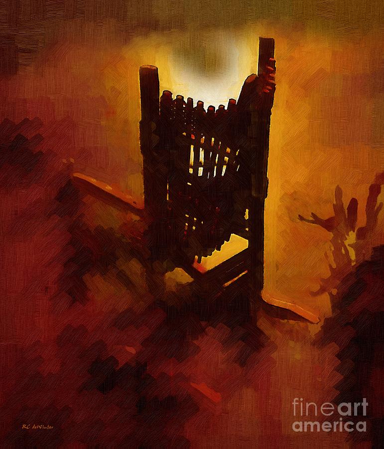 The Devils Rocking Chair Painting by RC DeWinter