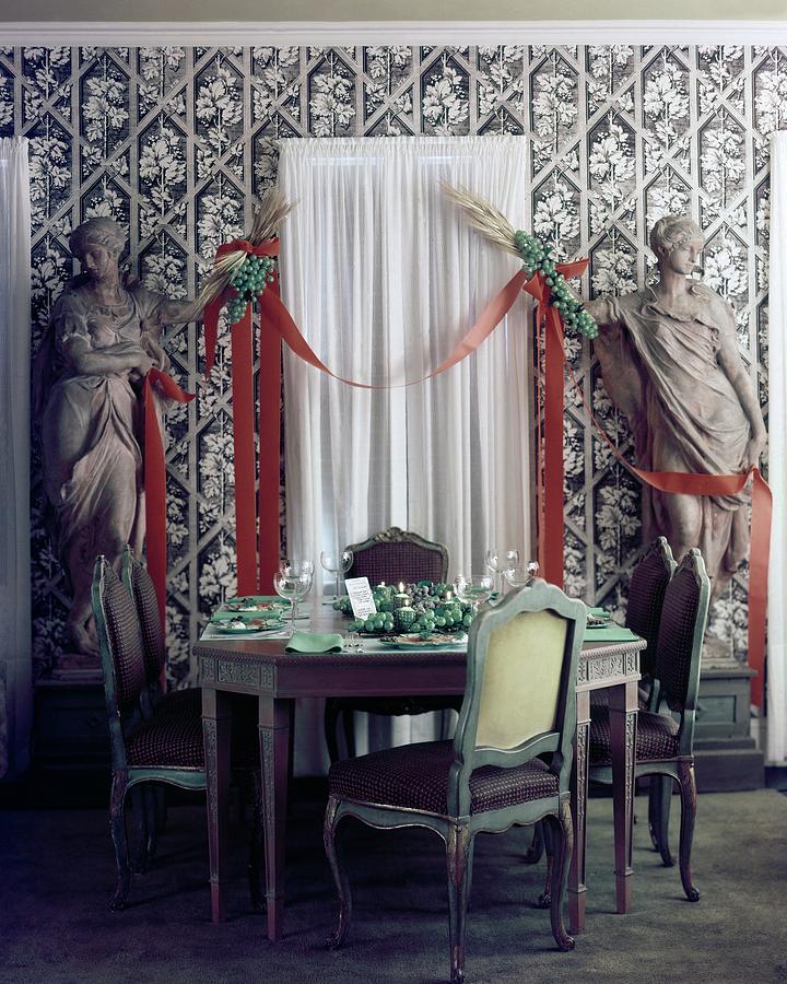 The Dining Room In James A. Beards Home Photograph by Richard Jeffery