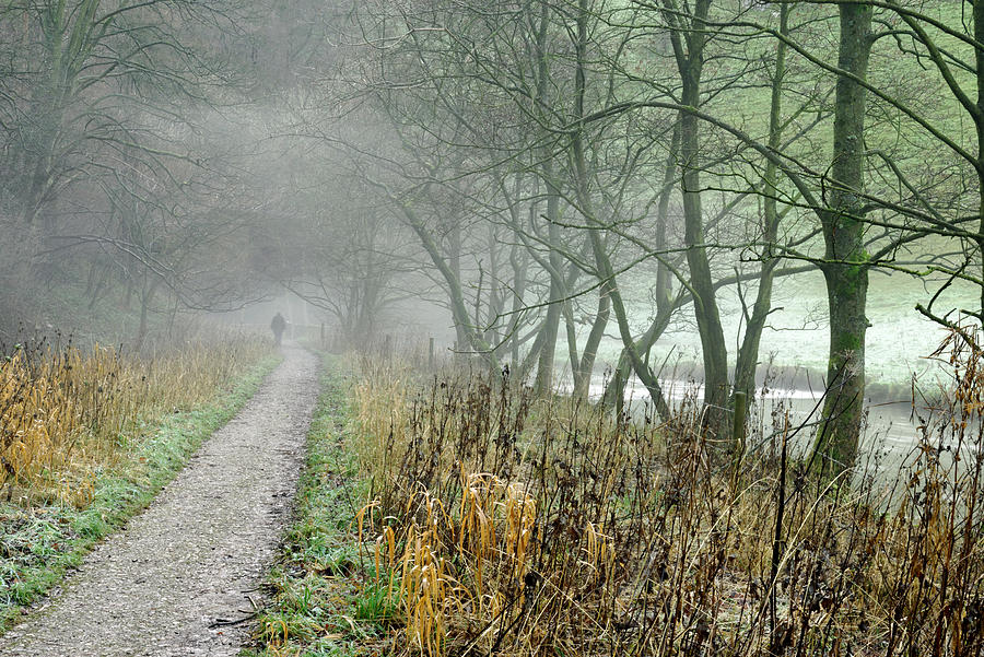 The Disappearing Man - Wolfscote Dale Photograph by Rod Johnson