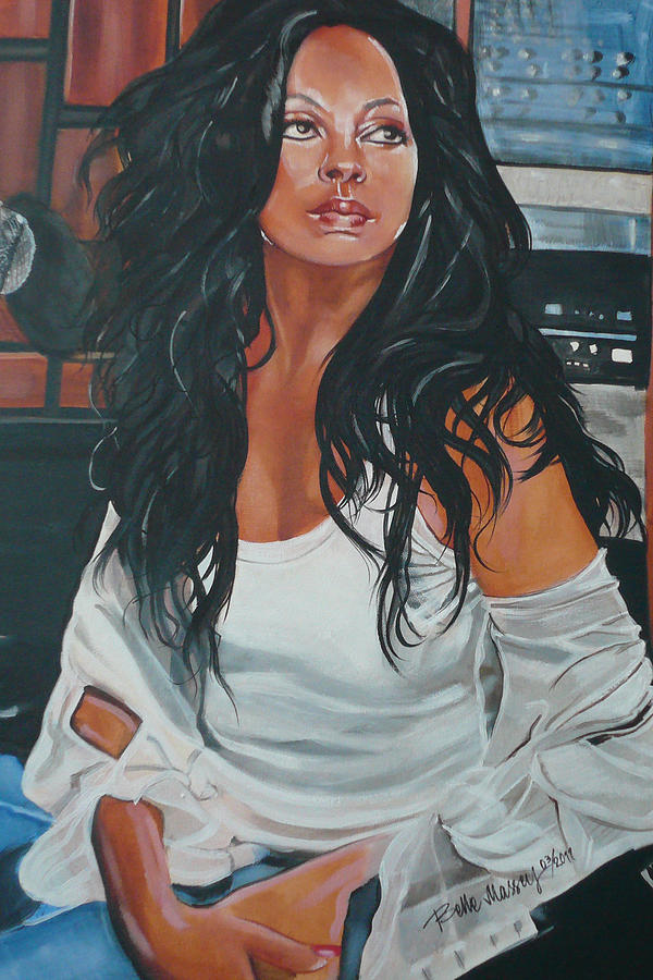 Diana Ross Painting - The Diva by Belle Massey