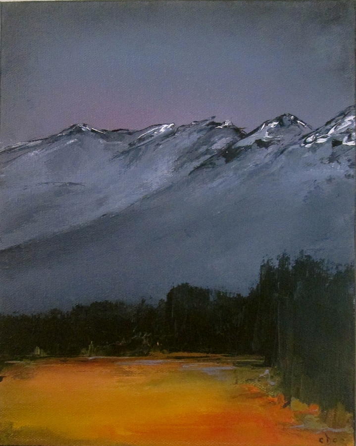 The Divide Painting by Carolyn Doe