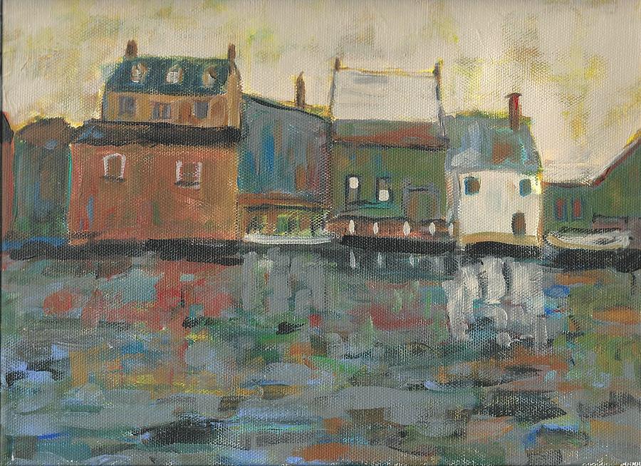 The Dock Painting by David Dossett