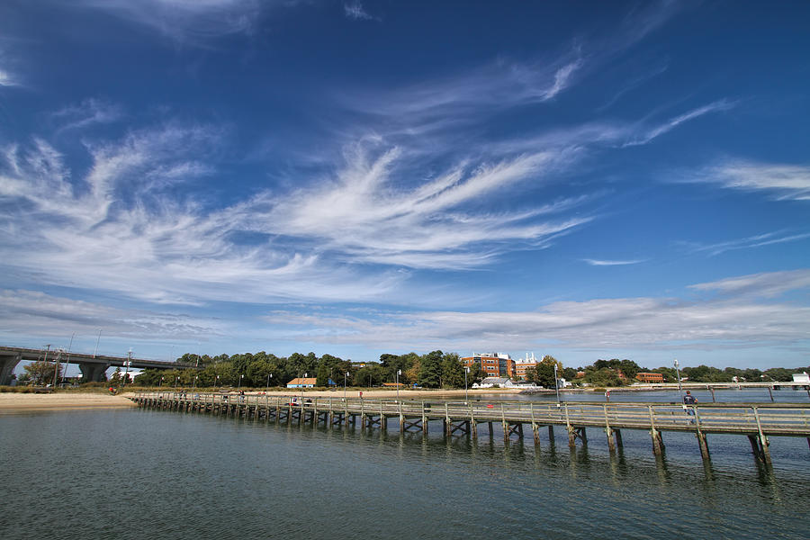The Dock in the Chesapeake Bay Photograph by Kathy Clark