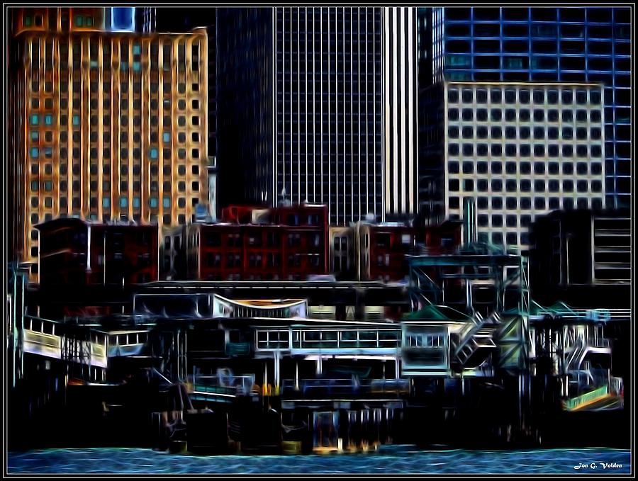 The Docks Painting by Jon Volden